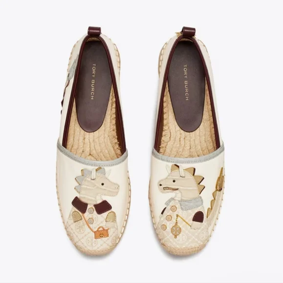 【新品未使用】TORY BURCH Espadrilles 24.0cm/7 EUC Tory Burch Velvet Platform Espadrille Black Sz 7.5 Jute